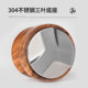 Zebra Wood 51mm Three-Blade 304 Stainless Steel Powder Distributor Solid Wood 53 Italian Style 58mm Powder Distributor Set Adjustable