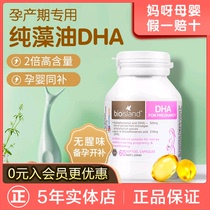 Australia bio island pregnant woman DHA maternal special seaweed oil pregnancy lactation nutrition brain Gold