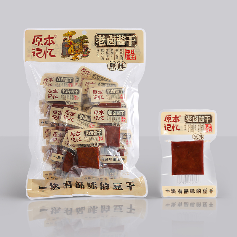 Originally remembered Pingjiang mushroom sauce dried tofu old-fashioned sauce dried stewed spicy and spicy snacks Hunan specialty