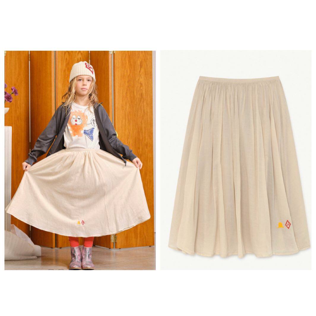 Spot TAO 20 autumn winter New products for children Girls white half-body dress