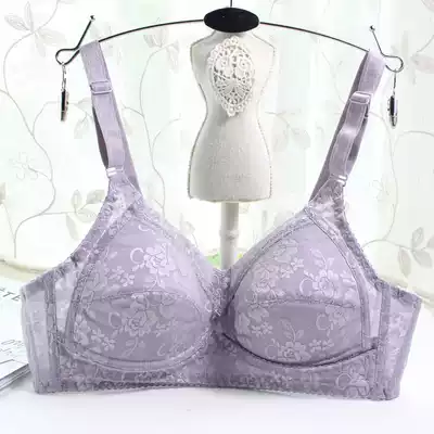 South Korea ultra-thin non-steel ring pure cotton summer all-inclusive bra seamless cross-anti-slip and anti-display women's underwear