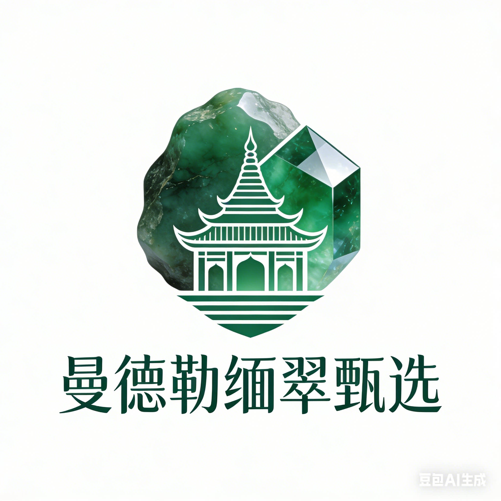 曼德勒缅翠甄选的LOGO