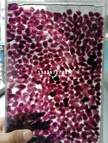 Imported natural crystal granular slate high-end hotel sales department lobby partition screen background wall decorative board