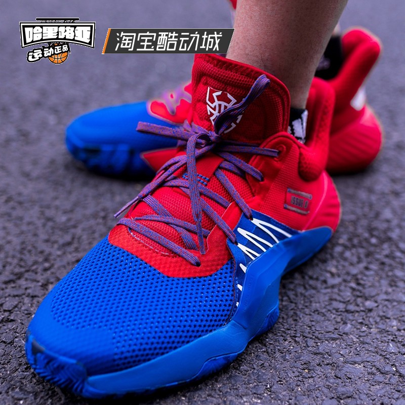 Hallidao Adidas D.O.N. Phát hành Miel thế hệ thứ nhất bột màu đen Giày bóng rổ Spider-Man EF2400 - Giày bóng rổ giày thể thao nam đẹp 2021