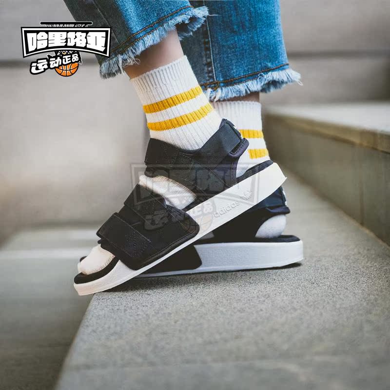 Hallelujah Adidas Clover Bãi Biển Dép Dây Đeo Thể Thao Xu Hướng Dép S75382 dép quai hậu adidas