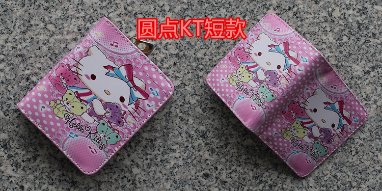 Hello kitty mèo Doraemon ví hoạt hình cô gái phiên bản tiếng Hàn của anime dễ thương jingle ví tiền xu của trẻ em ví kẹp tiền