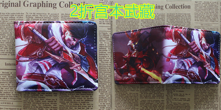 Vua vinh quang xung quanh các trò chơi anh hùng nhân vật trò chơi nhân vật chính anime ví nam giới và phụ nữ ngắn sinh viên ví loạt các ví da nam đứng