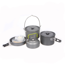Outdoor pot ceiling pot teapot 5 - 6 people portable outdoor pot cooker camping picnic camping picnic picnic picnic
