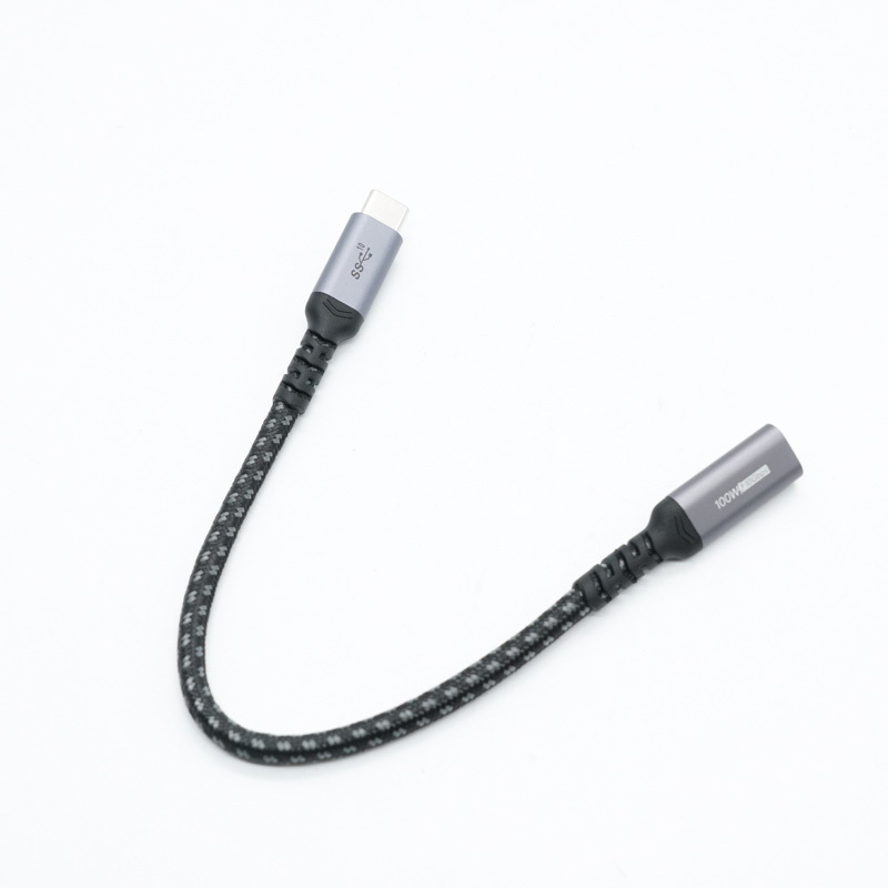 Type-C Extension Cable Two-Way Usb3.1Gen2 Full-Function Coaxial Data Cable