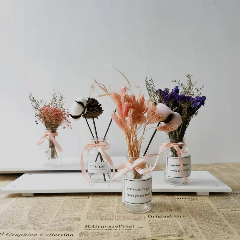 Natural dried flower bouquet starry home living room partition floral decoration decoration set