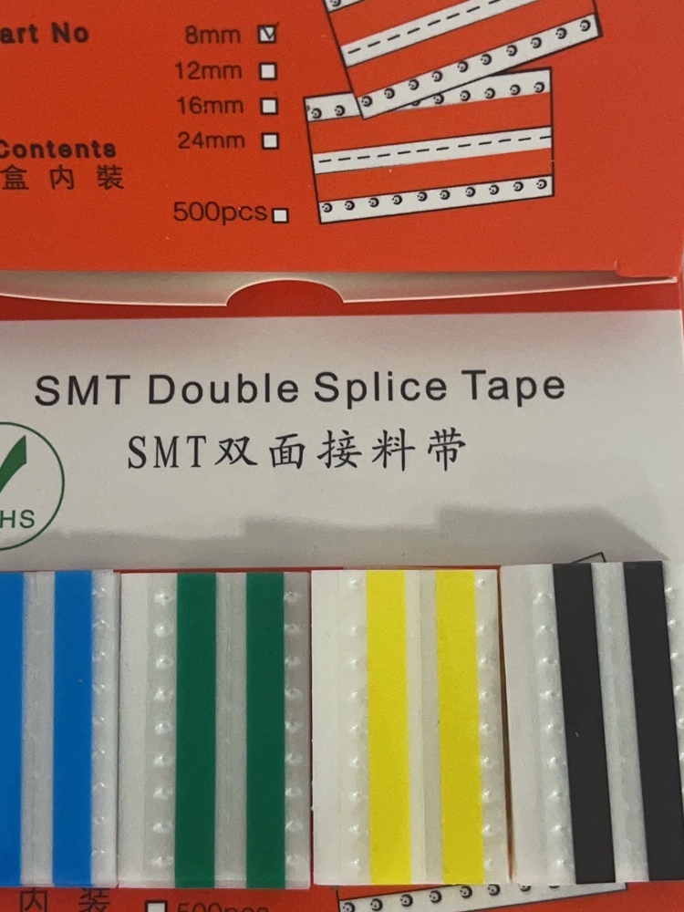 电子厂打工人狂喜。16mm防静电接料带高粘性登场，SMT双面接料带黄色款YYDS