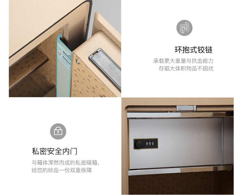 Thẻ CRMCR an toàn 3c được chứng nhận hộ gia đình văn phòng tường nhỏ giường 80cm mật khẩu điện tử an toàn - Két an toàn mua két sắt