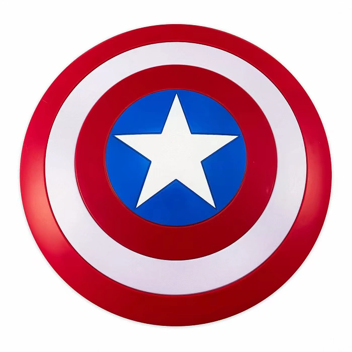 Hoa Kỳ Disney Disney Avengers 4 Captain America Illuminated Shield Đồ chơi trẻ em Cosplay - Cosplay