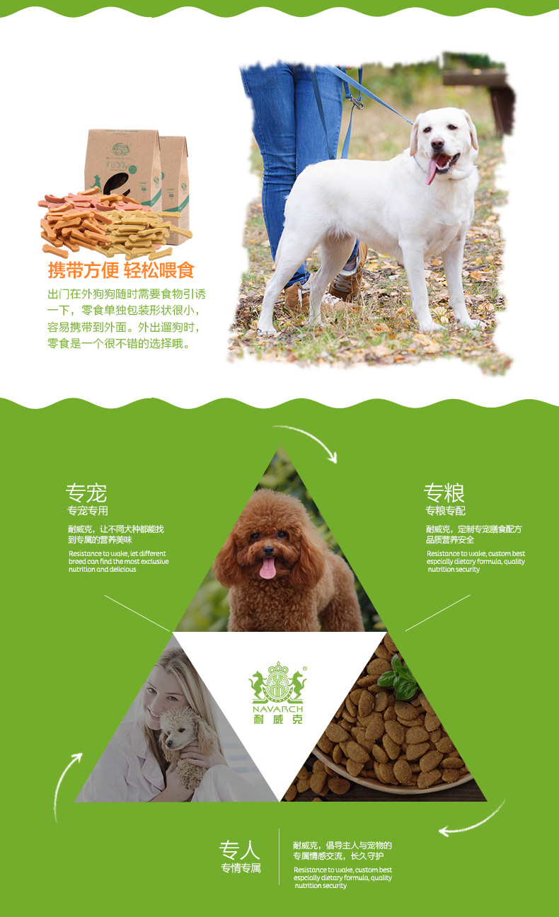 Nike Wick Pet Snacks Tiger Cookie 100g Teddy Dog Snack Dog Keo Dog Dog Molar Stick Puppy hạt nutrience