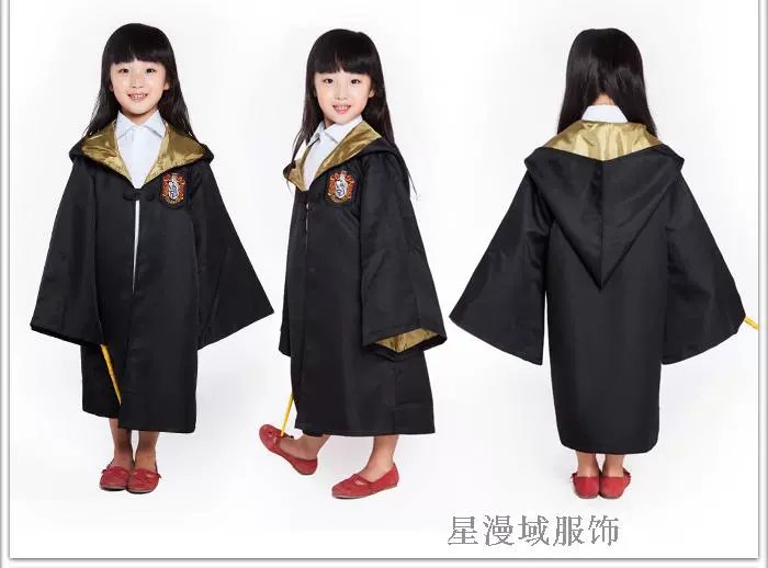 Harry Potter COS Quần áo Harry Magic Áo choàng Áo choàng Gryffindor COSPLAY Đồng phục trường