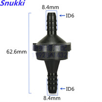 ID6 high quality automobile high temperature resistant air pipe liquid pipe vacuum gas check valve plastic check valve