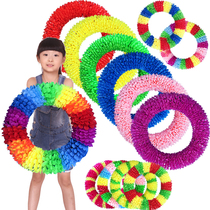  Sports games admission opening ceremony Phalanx props Hand-held kindergarten morning exercise equipment Garland dance Hand-held garland