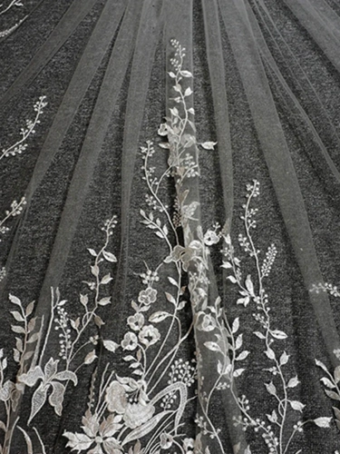 Кружевная вуаль для невесты, расческа, аксессуар для волос, длина миди