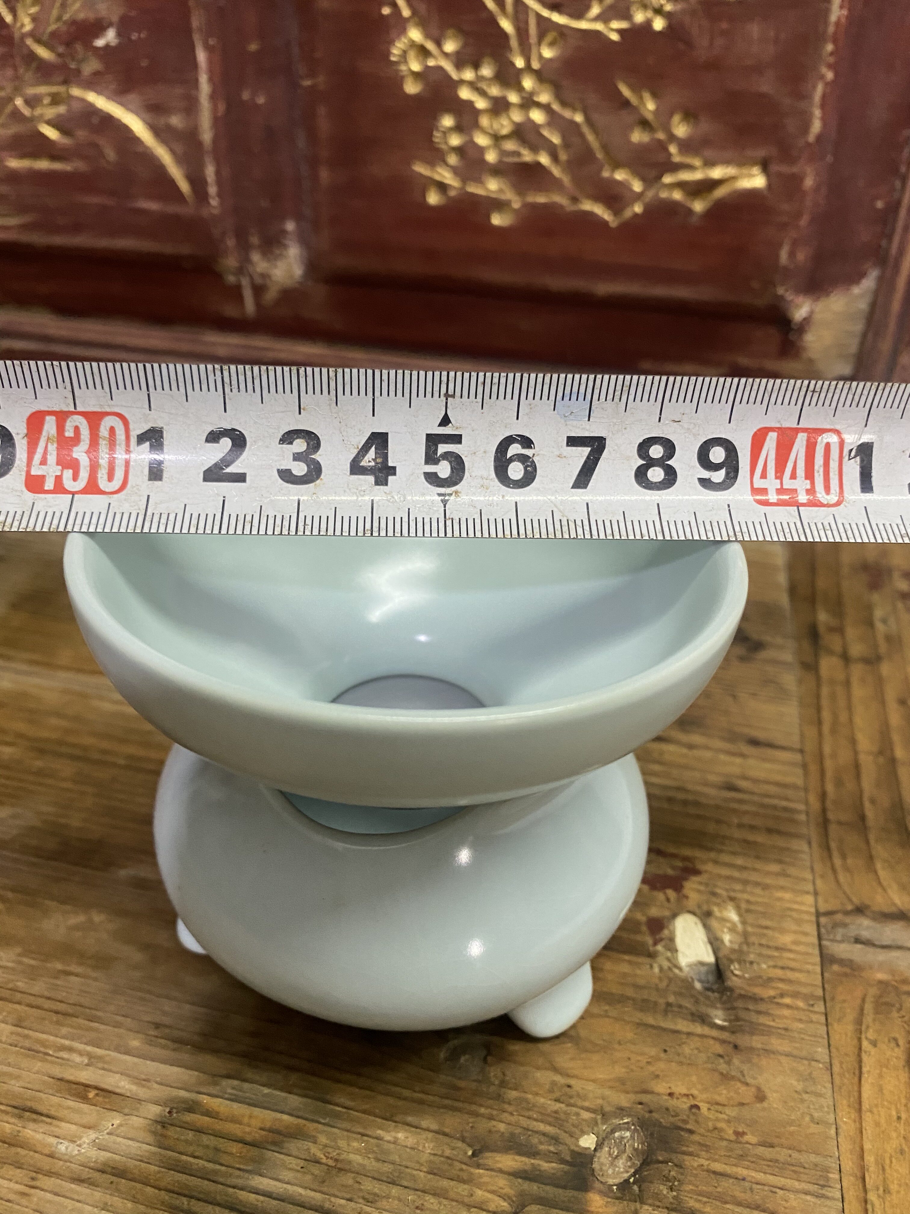 чашка 七八十年代老瓷器收藏天青汝窑茶漏库存老厂货功夫茶公道杯过滤网