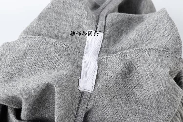 Khuyên nam cổ tròn đan cotton sức khỏe vải quần dài tay đồ ngủ dịch vụ nhà phù hợp với mẫu áo len mùa thu đông đồ mặc nhà