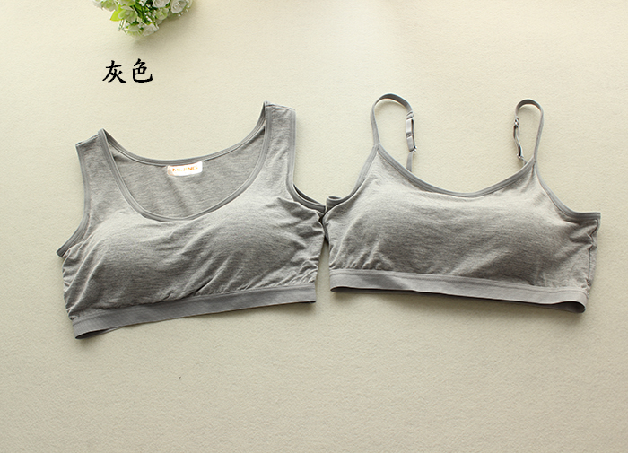 Cô Modal không có vòng thép với miếng đệm ngực miễn phí mặc áo ngực cúp ngực ống ngực nhỏ trên quần lót đáy quần lót áo lót nữ