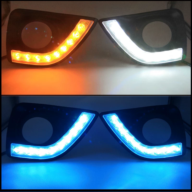 [11-12-13 во время Ruizi Driving Lighting Light Light Modification, набор светодиодных фар Angel Fog Lights]