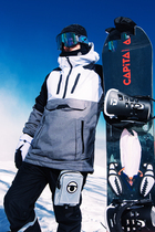 MNP ski clothes Japanese and Korean tide cotton single double board reflective camouflage waterproof wind men and women breathable warm ski clothes