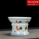 Jingdezhen Trà xanh và trắng Cup Cover Bowl Gốm sứ Trà trà Bộ lọc Cup Cup Bộ lọc trà Kung Fu Bộ trà rửa phụ kiện trà - Trà sứ bình lọc trà