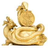 Гостиная чистая бронзовая драконская черепаха