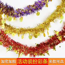 Christmas decoration color strip wool wedding flower ribbon birthday holiday decoration wedding supplies June 1 dance decoration