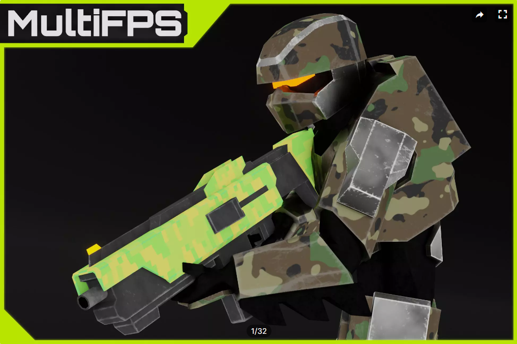 Unity MultiFPS Multiplayer FPS 1.1.0 URP多人网络射击游戏模板-成都宝兰