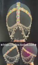 Belly Dance Mask Stage Indian Dance Mask Western Style Headwear First Female Internet Celebrity Mask LY Belly Dance