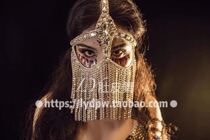 LY Belly Dance Costumes Accessories Heavy Industry Veil Headwear Indian Western Style Headwear Customized Non-Returnable