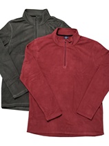 Lightweight portable emergency close-fitting warm half-zip pullover sweatshirt Y528 for men when traveling outdoors and mountaineering