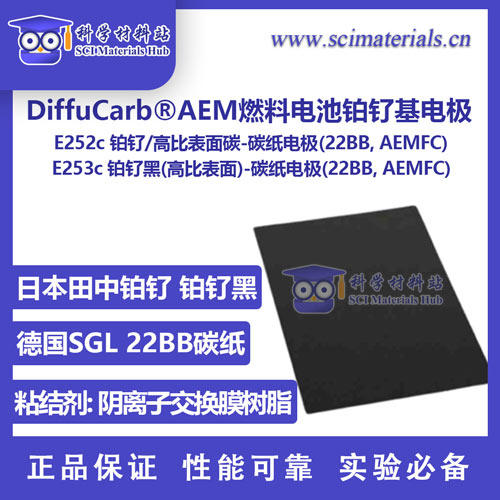 DiffuCarb? E252c E253c AEM燃料电池 田中铂钌 德国SGL碳纸电极