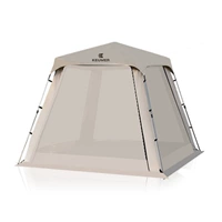 Анти -ловкий дождь в правильном затенении [высокое соответствие] Чистая пряжа внутренняя учетная запись+защита Большая верхняя крышка+4 занавески из солнечного шага (снос типа пряжки)