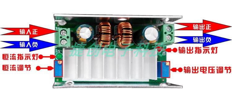 5A High power automatic rise and pressure reduction module constant current and constant pressure 24V19V15V12V 12V9V8 12V9V8 4V7 4V