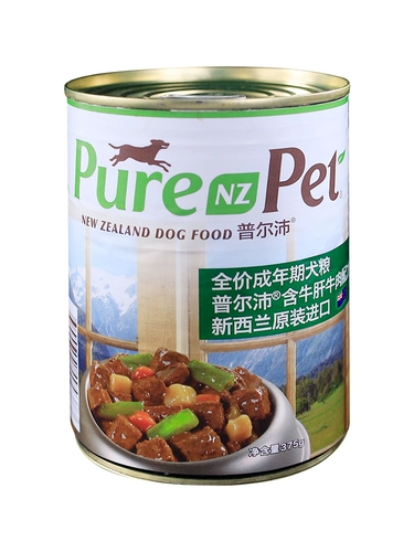 Новая Зеландия Pur Pei Dog Canned Snacks. Собаки, основные продукты питания, нежные говяжьи кусочки тупой