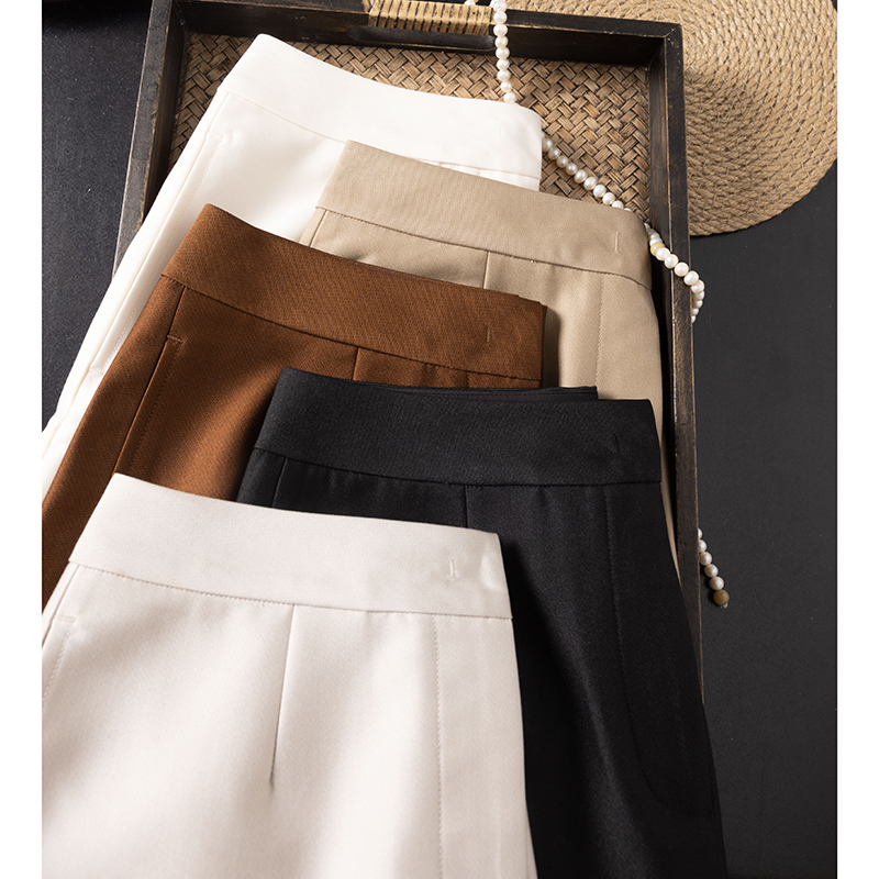 2026 Autumn New Comfortable Slimming Mulberry Silk Wool Simple Fashion Versatile Hidden Button Casual Pants 2026 Autumn New Comfortable Slimming Mulberry Silk Wool Simple Fashion Versatile Hidden Button Casual Pants