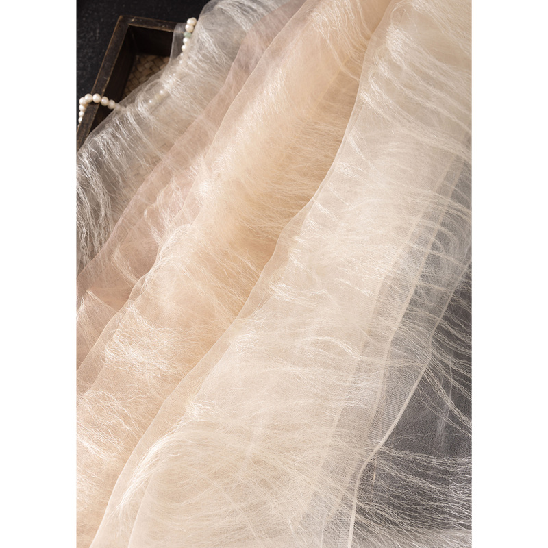 Super Fairy-Like~ Fashionable Three-Layer Mulberry Silk Tassel Style Scarf, Elegant, Skin-Friendly, Comfortable, Sun-Protective, Versatile Super Fairy-Like~ Fashionable Three-Layer Mulberry Silk Tassel Style Scarf, Elegant, Skin-Friendly, Comfortable, Sun-Protective, Versatile