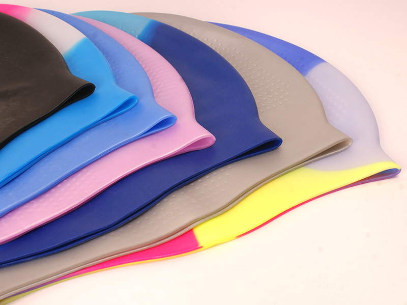 Mũ bơi không thấm nước nam và nữ tóc dài màu rắn silicone bơi mũ bơi thời trang không thấm nước thoải mái chống trượt mũ bơi thời trang mũ bơi nữ
