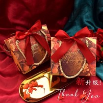 结婚喜糖盒网红个性ins风森系手提式包装袋礼品袋纸质礼品盒