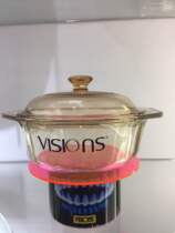 Hong Kong imported from the United States Corning visions Crystal drill pot transparent pot 0 8L glass pot 2 2L soup pot