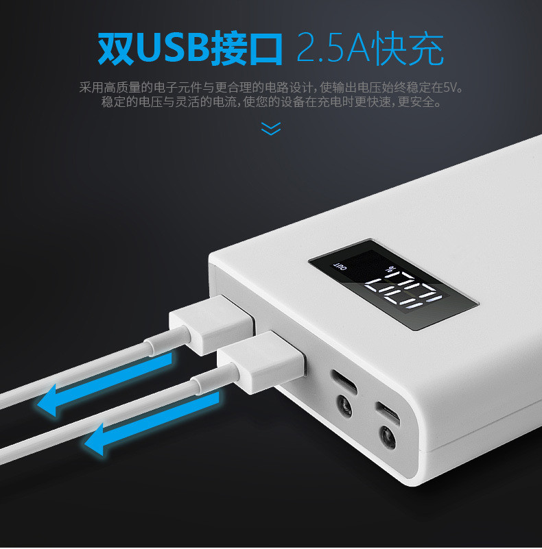 dung lượng lớn có thể sạc lại Po 30000 mA M Huawei OPPO vivo điện thoại của Apple điện thoại di động sạc đèn flash phổ biến - Ngân hàng điện thoại di động pin dự phòng samsung