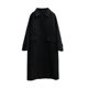 Hong Kong style retro woolen coat women's winter mid-length 2022 Hepburn style slim student cold woolen coat