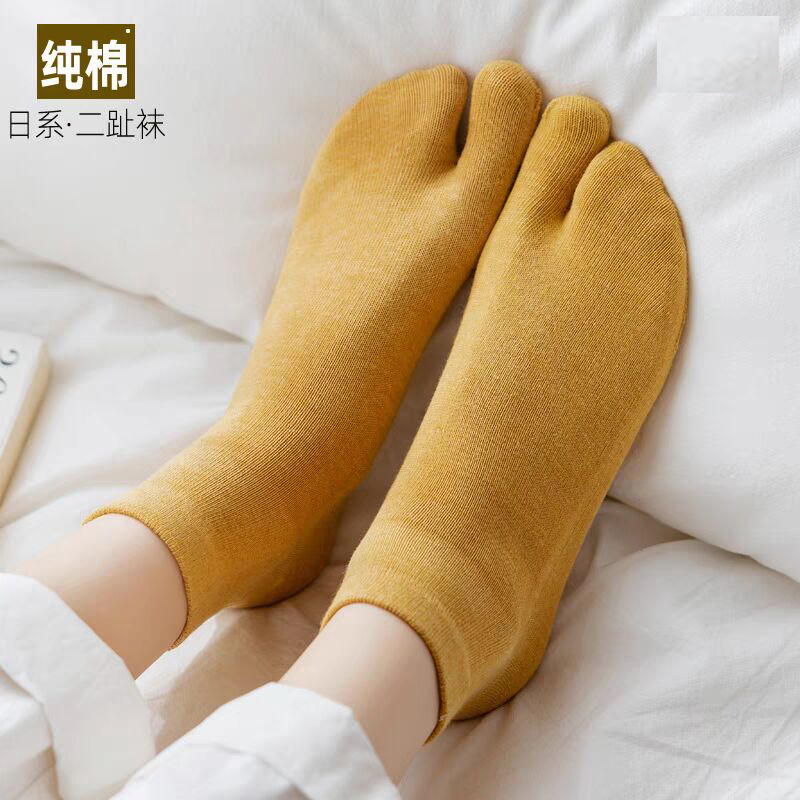 Split-Toe Socks, Two-Toe Socks, Pure Cotton Japanese Clog Socks, Spring and Autumn Thumb Socks, Two-Toe Socks, Cute Women's Mid-Calf Socks Split-Toe Socks, Two-Toe Socks, Pure Cotton Japanese Clog Socks, Spring and Autumn Thumb Socks, Two-Toe Socks, Cute Women's Mid-Calf Socks