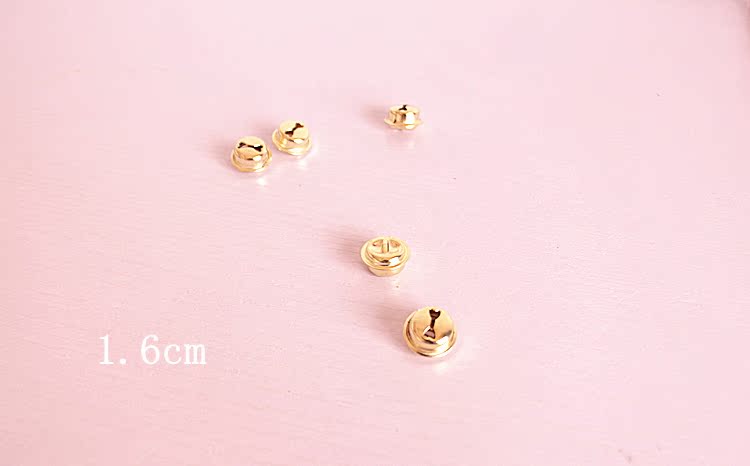 Tay dì làm chuông, thú cưng, đồ chơi trẻ em, phụ kiện kim loại tự làm thủ công, chuông sắt, 1.6cm - Đồ chơi nhạc cụ cho trẻ em đàn piano kèm mic cho be