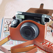 Fujis one-time imaging instax210 wide W300 wide camera special leather bag camera bag