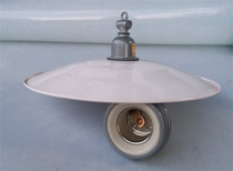 E27 small tee E40 large tee lamp shade waterproof screw port hanging lamp head iron hood ceramic lamp holder outdoor lampshades