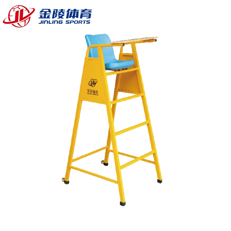Ghế cầu lông Jinling trọng tài thiết bị cầu lông YQY-2 sân cầu lông 15109 cơ sở lấy đi bánh xe di động - Thiết bị thể thao điền kinh xà kép